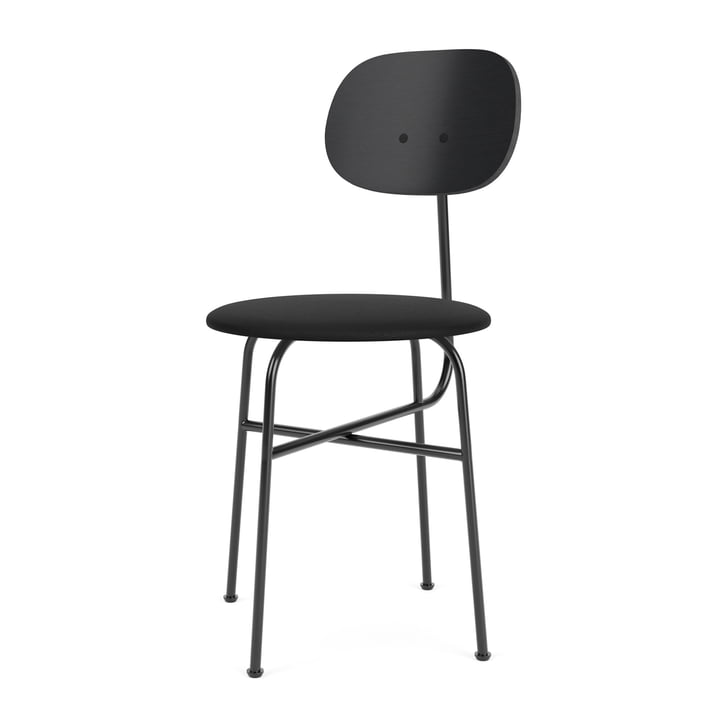 Afteroom Plus chair, black oak / black, black (Sierra 1001 leather) by Audo