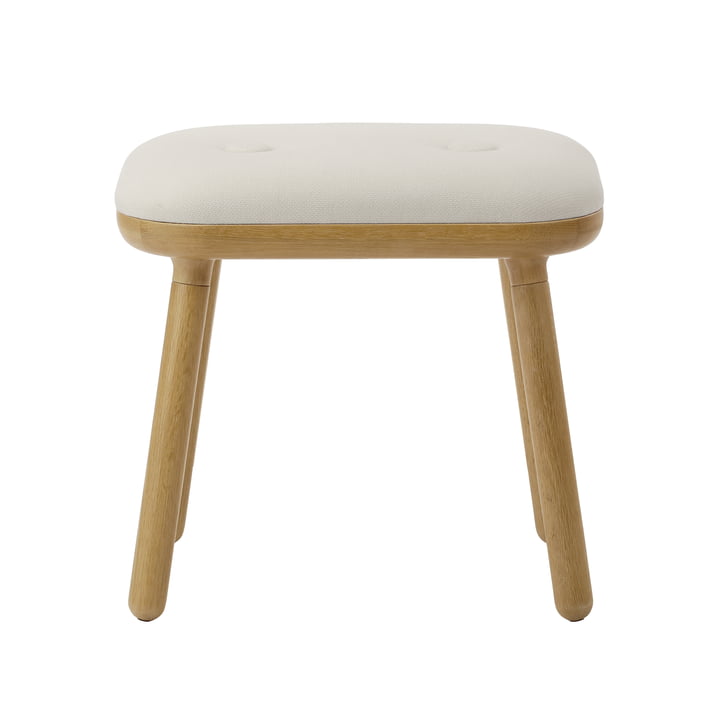 Umage - Paff stool, h 46.5 cm, oak / white sands