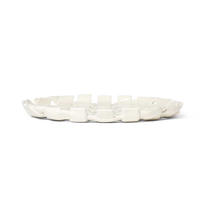 ferm Living - Plait serving platter, off-white