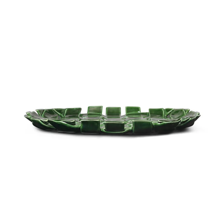Ferm Living - Plait serving platter, emerald green