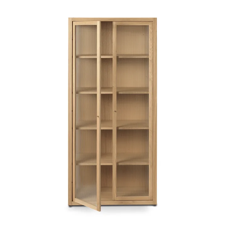Ferm Living - Reed Display cabinet, natural oak