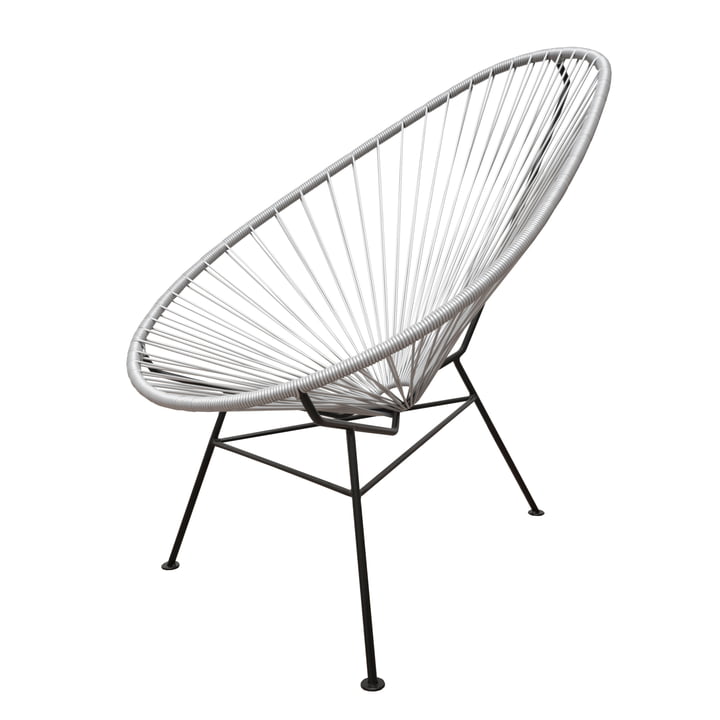 Acapulco Design - 24CR Chair 3, black / metallic silver (Limited Edition)