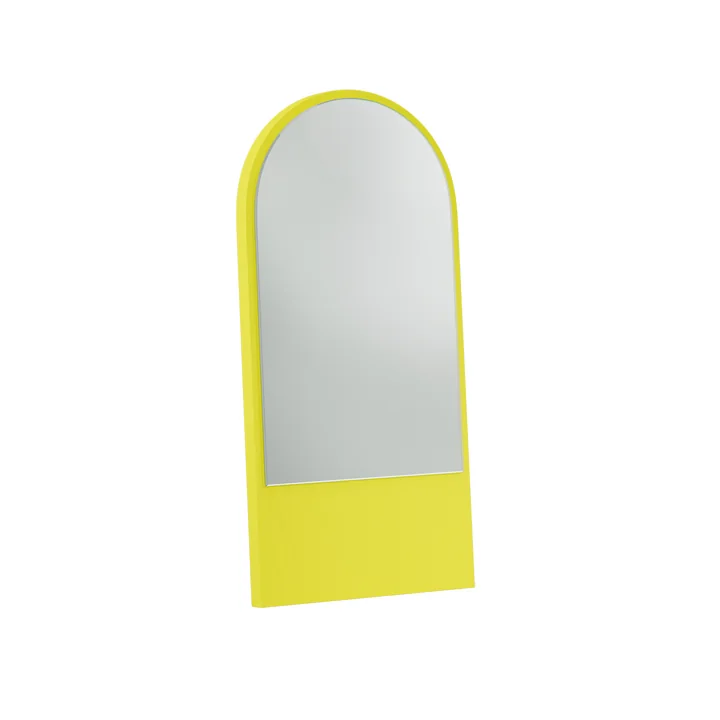 OUT Objekte unserer Tage - Friedrich mini mirror, 28 x 58 cm, sulphur yellow