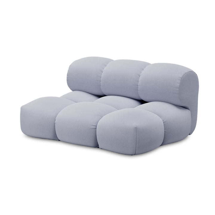 OUT Objekte unserer Tage - Sander Sofa Loveseat, light blue (Xtreme YS173 by Camira)