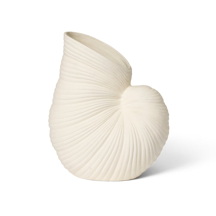 ferm Living - Shell Vase, off-white