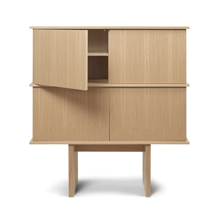 ferm Living - Stilt Double Sideboard, natural oak