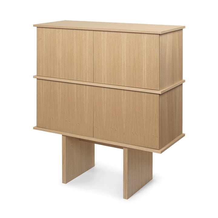 ferm Living - Stilt Double Sideboard, natural oak