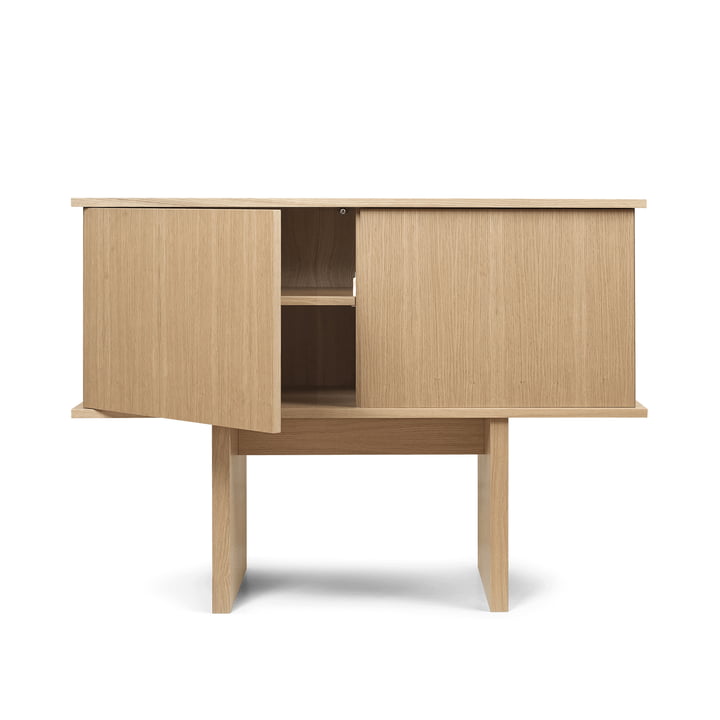 ferm Living - Stilt Single Sideboard, natural oak