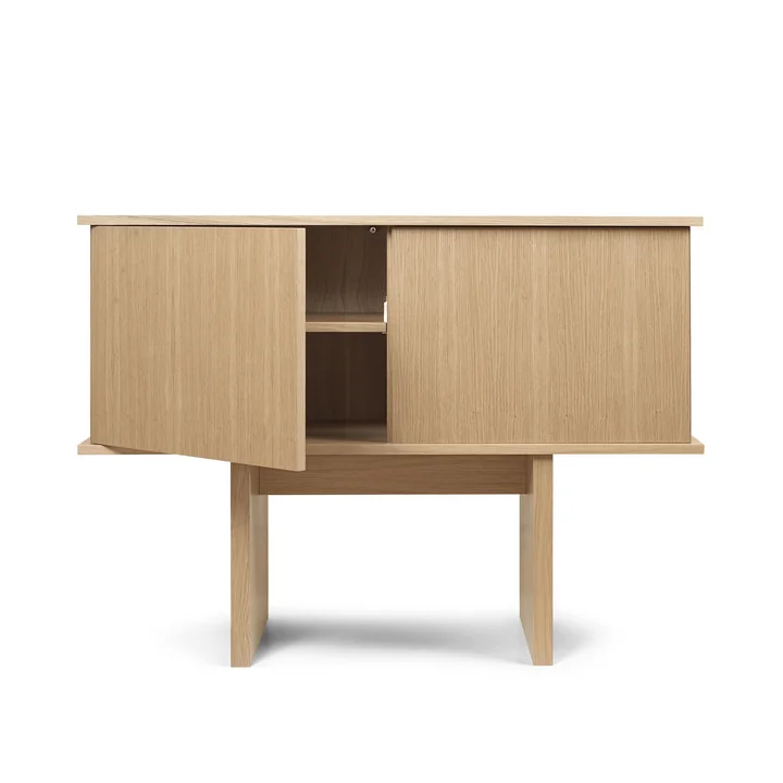 Ferm Living - Stilt Single Sideboard, natural oak