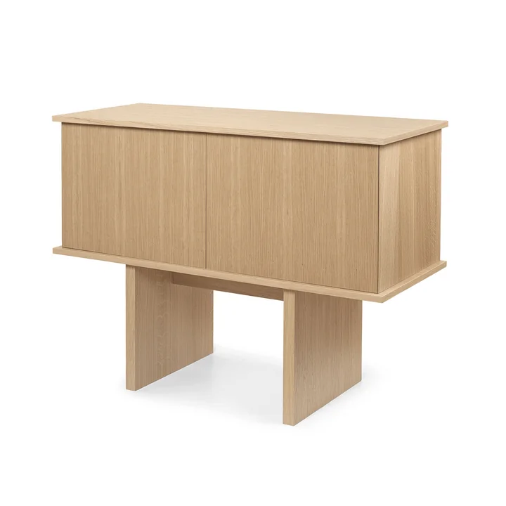 Ferm Living - Stilt Single Sideboard, natural oak
