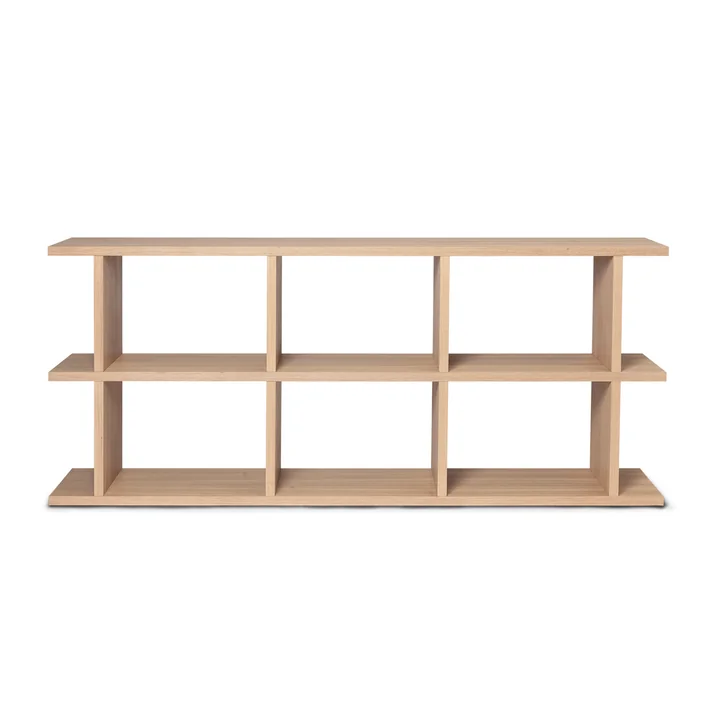 Ferm Living - Kona bookcase 3 x 2, 72 x 170 cm, natural oak