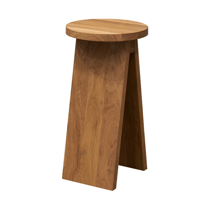 e15 - EK02 Stool Stool, high, oak