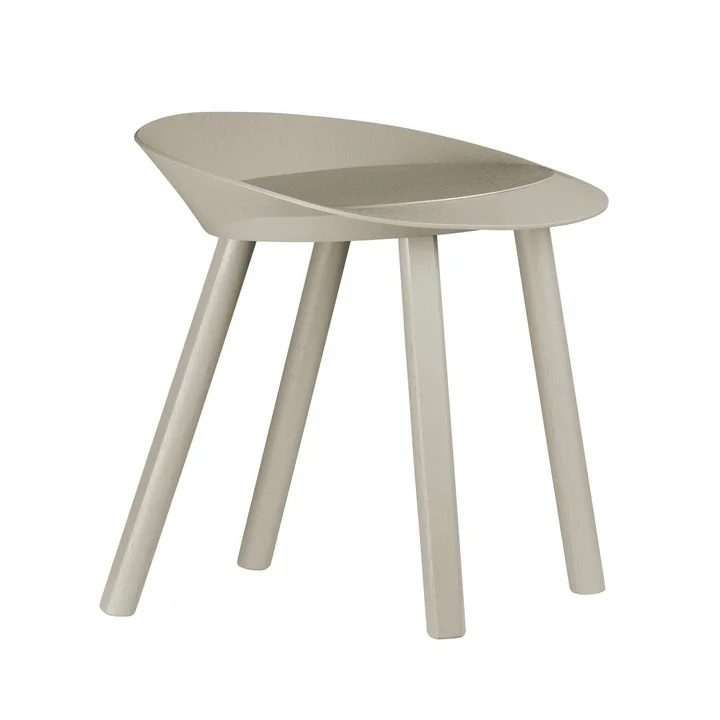 e15 - Mr Collins stool, silk gray