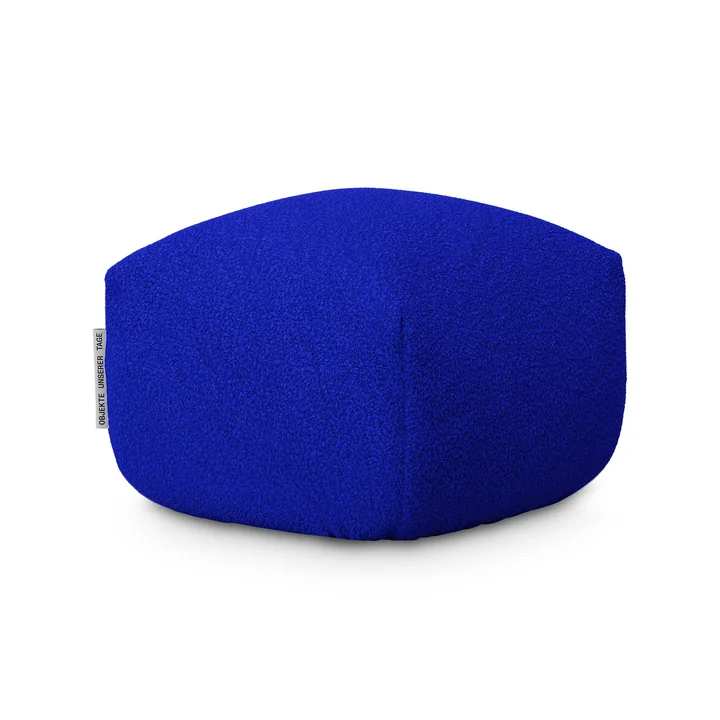 OUT Objekte unserer Tage - Sander pouf mini, cobalt blue (Berlin 641 by OUT)