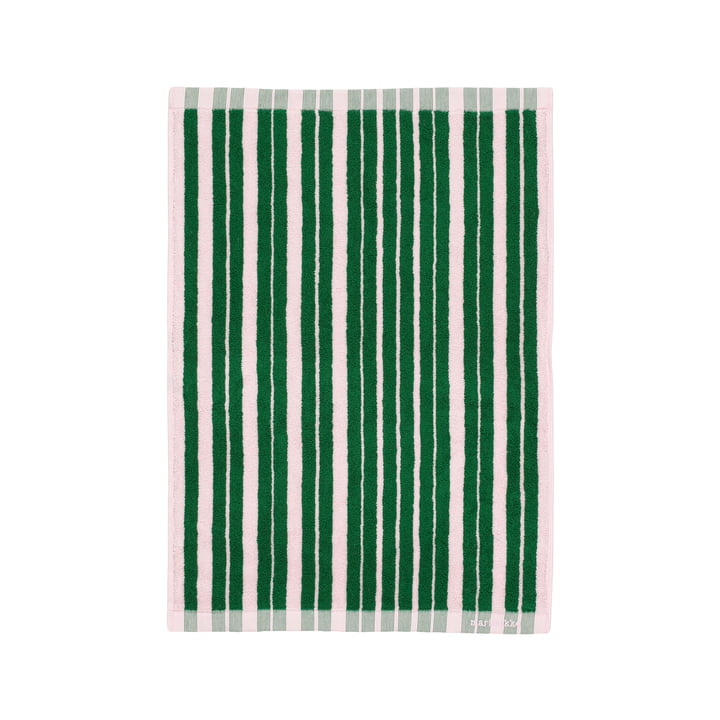 Marimekko - Raide towel, 50 x 70 cm, green / pink