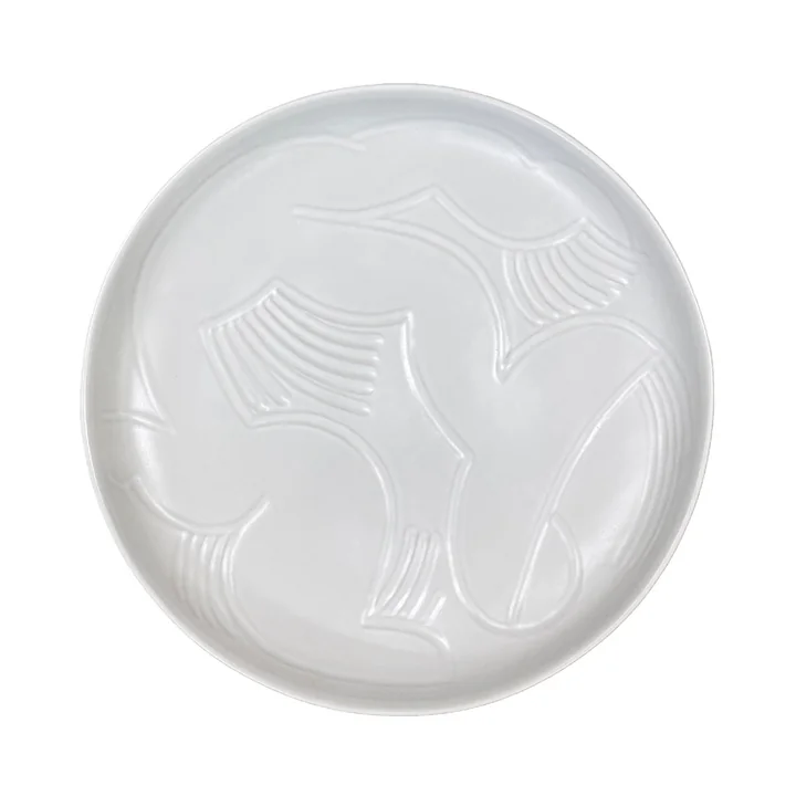 Marimekko - Oiva Vildmo serving plate, 32 cm, white