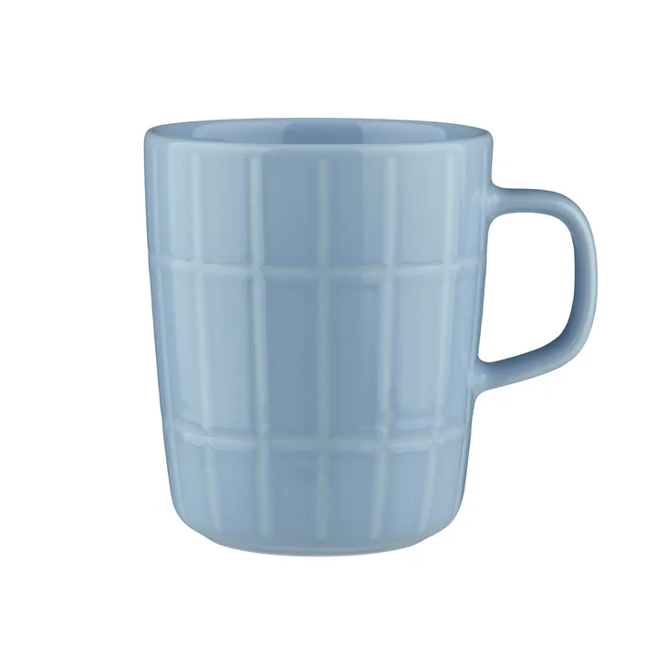 Marimekko - Oiva Tiiliskivi Mug with handle, 250 ml, blue