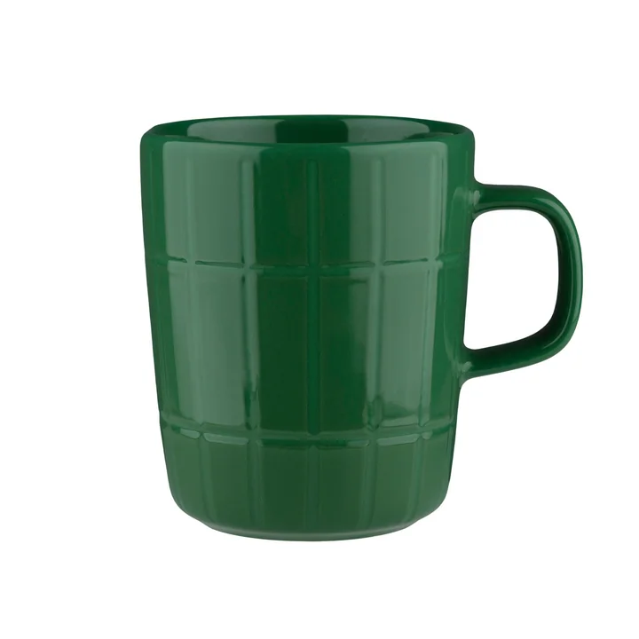 Marimekko - Oiva Tiiliskivi Mug with handle, 250 ml, green