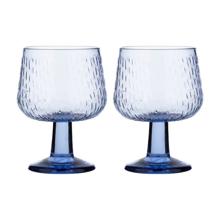 Marimekko - Syksy Wine glass, 250 ml, lavender (set of 2)