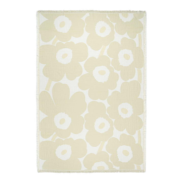 Marimekko - Unikko blanket, 150 x 220 cm, white