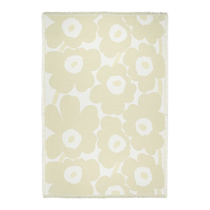 Marimekko - Unikko blanket, 150 x 220 cm, white