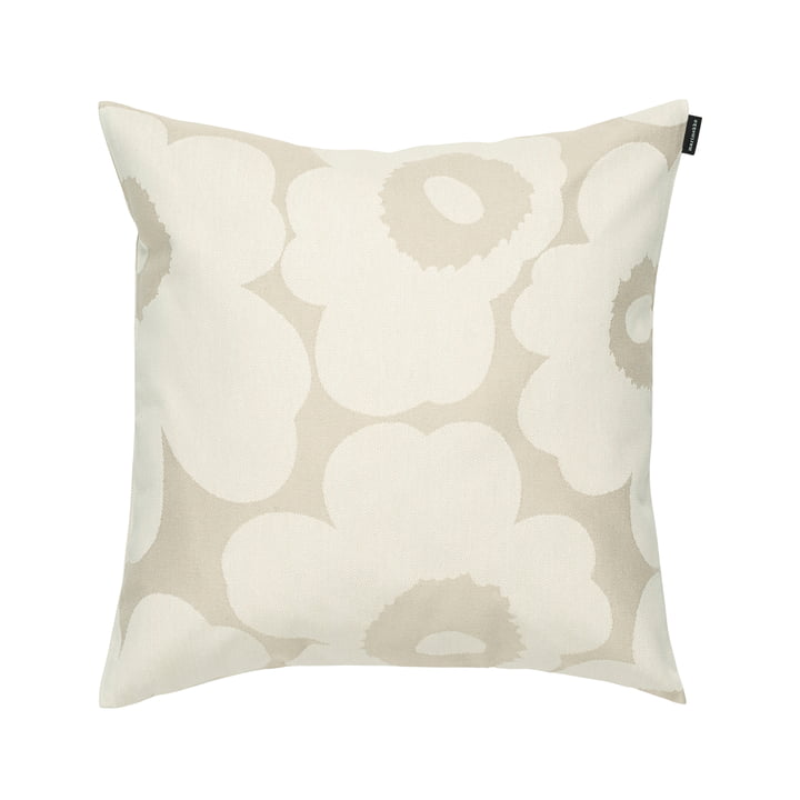 Marimekko - Unikko Cushion cover, 50 x 50 cm, white