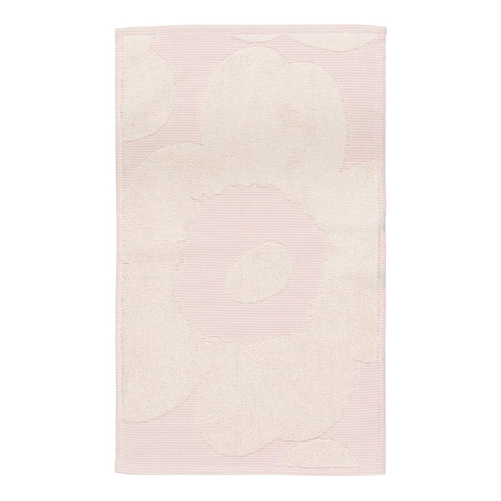 Marimekko - Unikko Guest towel, 30 x 50 cm, white / pink