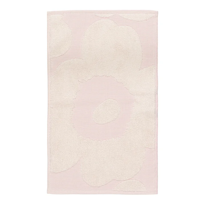 Marimekko - Unikko Guest towel, 30 x 50 cm, white / pink