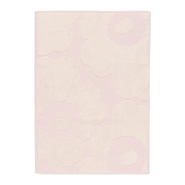 Marimekko - Unikko Towel 50 x 70 cm, white / pink