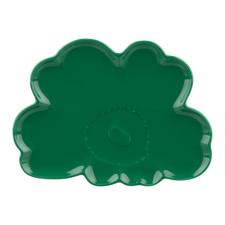 Marimekko - Unikko coaster, Ø 19 cm, green