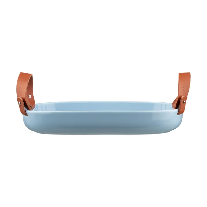 Marimekko - Oiva Iso Koppa Serving platter, 23 x 32 cm, light blue