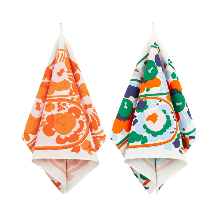 Marimekko - Karuselli tea towel, colorful (set of 2)