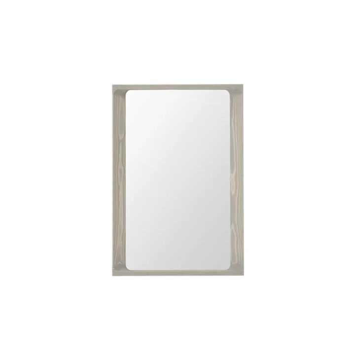 Muuto - Arced Mirror, 80 x 55 cm, light gray