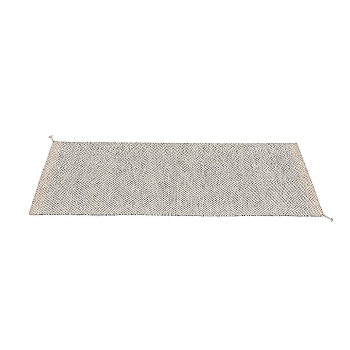 Muuto - Ply outdoor carpet runner 200 x 80 cm, black / white