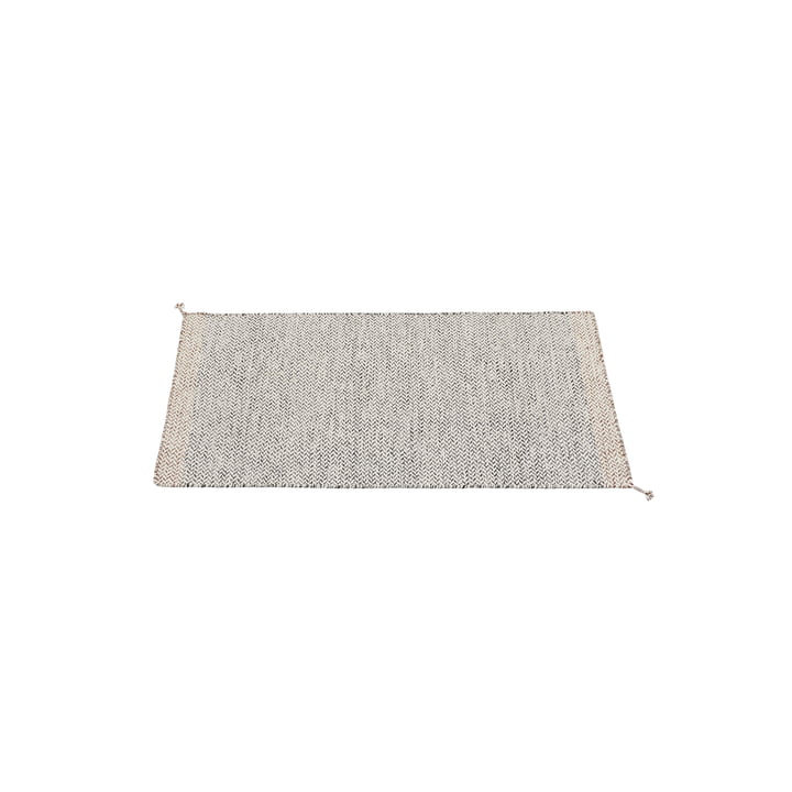 Muuto - Ply Outdoor Rug 140 x 80 cm, black / white