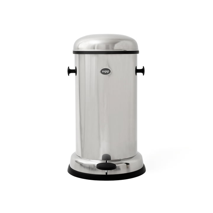 Vipp - 15 Pedal bin, 14 l, stainless steel