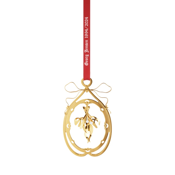 Georg Jensen - Christmas mobile Mistletoe, 1994 / 2024, gold