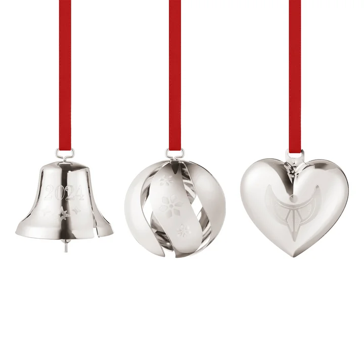 Georg Jensen - Gift set 2024 (3 pcs.), palladium
