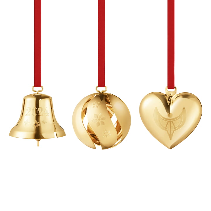 Georg Jensen - Gift set 2024 (3 pcs.), gold