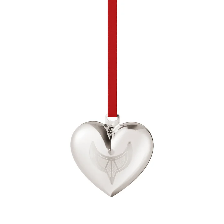 Georg Jensen - Christmas heart 2024, Palladium
