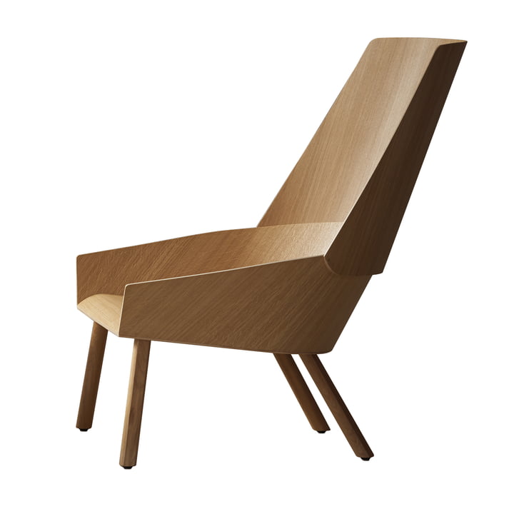 e15 - EC03 Eugene armchair, clear lacquered oak