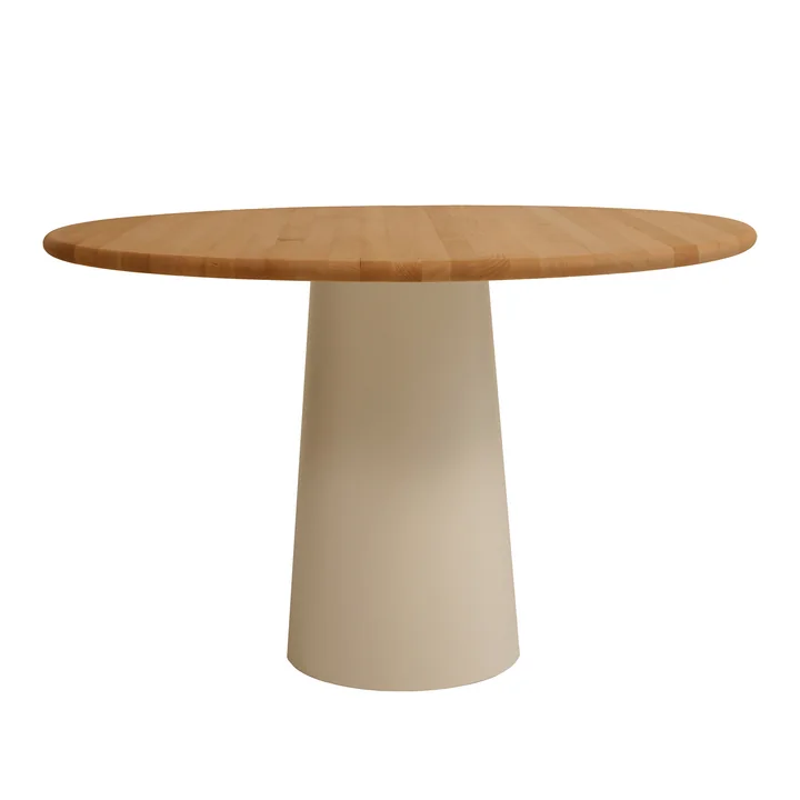 Studio Zondag - Circle of Calm dining table, natural beech / beige