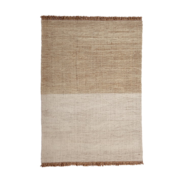 Nanimarquina - Tres Stripes Vegetal rug, 170 x 240 cm, brown (Exclusive Edition)