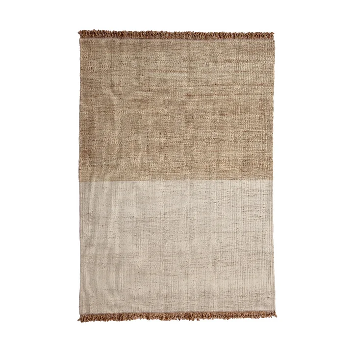 nanimarquina - Tres Stripes Vegetal rug, 170 x 240 cm, brown (Exclusive Edition)