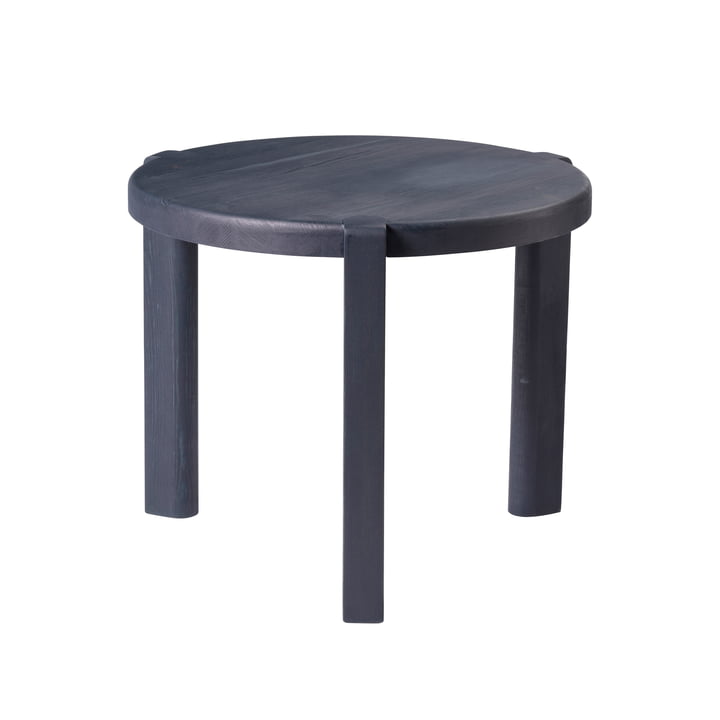 FDB Møbler - D108 Ragnesminde coffee table, Ø 48 cm, midnight blue