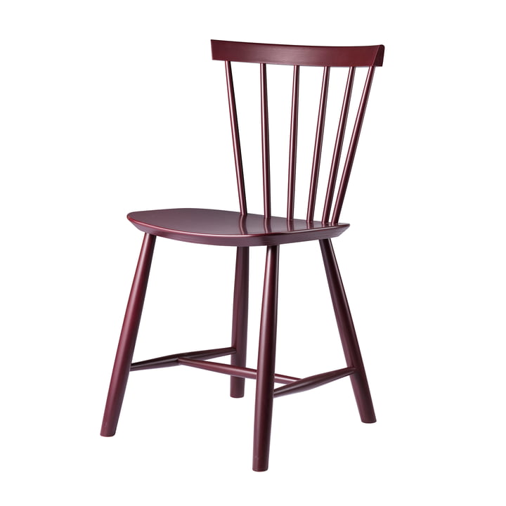 FDB Møbler - J46 Chair, beech black red