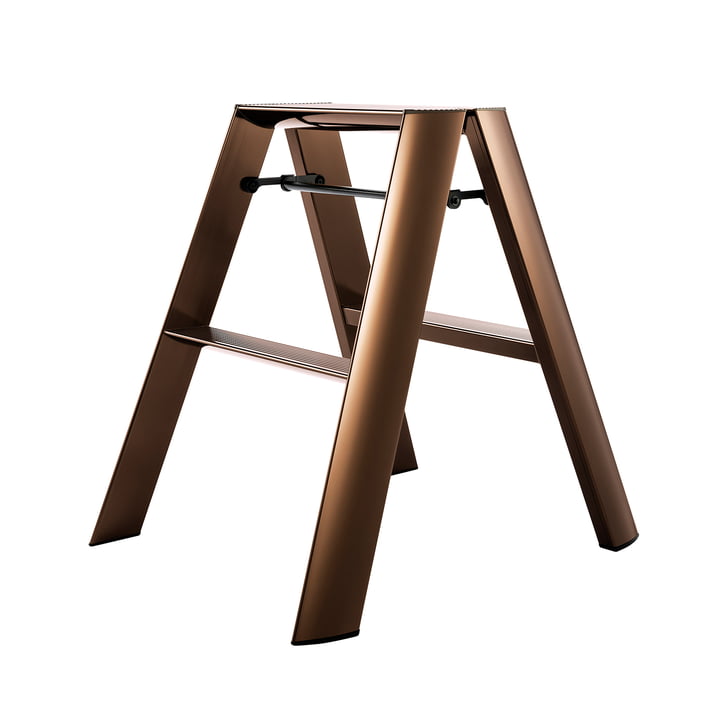 Metaphys - Premium Lucano 2 Step Stool ladder, bronze