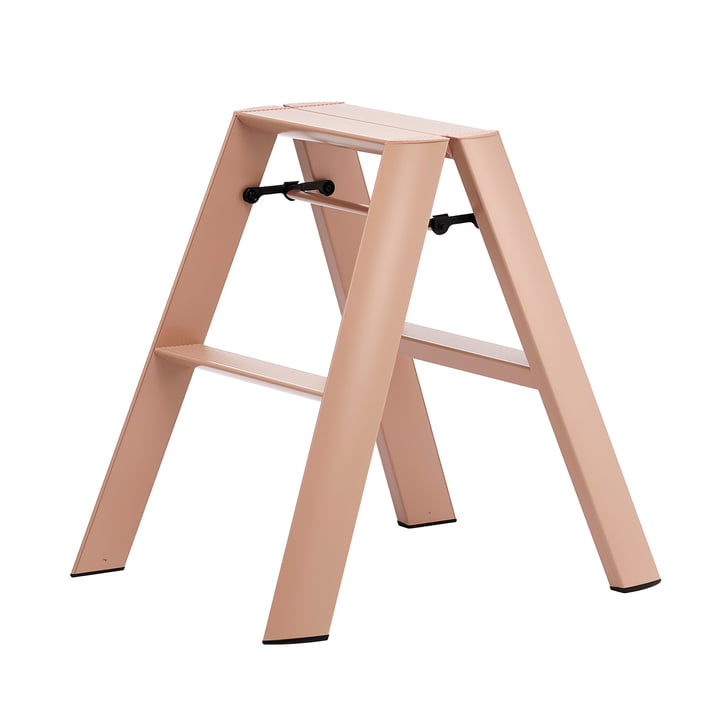 Metaphys - Lucano 2 Step Stool ladder, peach brown