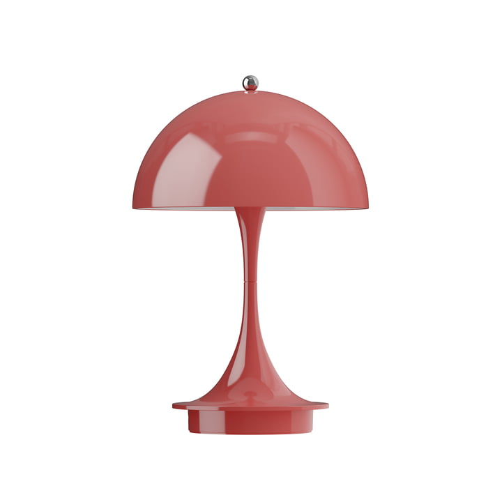 Louis Poulsen - Panthella 160 Portable V3 rechargeable LED table lamp, opaque coral