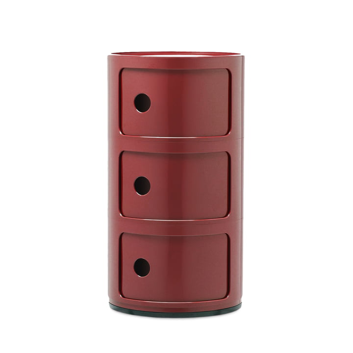 Kartell - Componibili 4967 , burgundy red